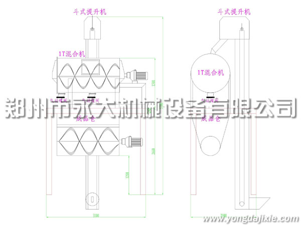 簡易型干粉砂漿生產(chǎn)線 簡易型干粉砂漿生產(chǎn)線