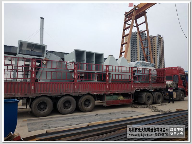 陜西榆林年產15萬噸干粉砂漿攪拌站第一車發貨